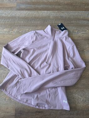 Under Armour Women's Mauve Half-Zip Performance Pullover
